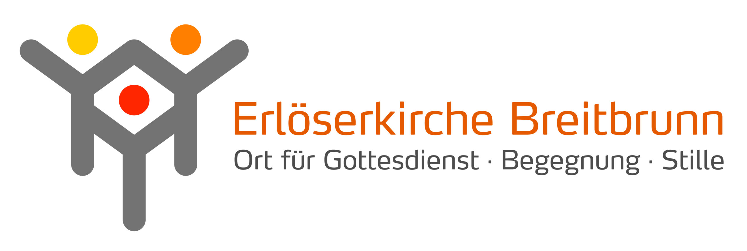 Erlöserkirche Breitbrunn Logo mit Slogan auf Deutsch